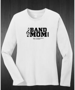 Women's Longsleeve Cotton Tshirt BandMom